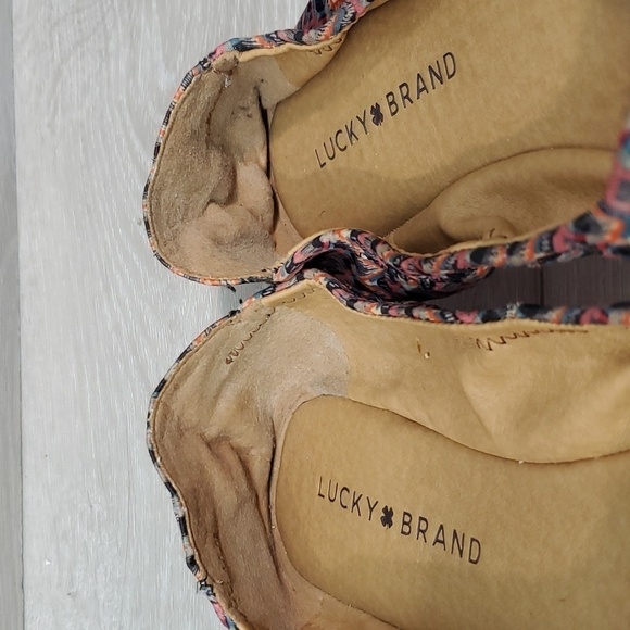 Lucky Brand Womens Aztech Echo2 Loafer Ballet Flats shoes sz 8.5 M - Picture 6 of 11